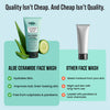 Ghar Soaps Gharsoaps Aloe-Ceramide Face Wash for Dry to Normal Skin | Hydration Hero with Ceramides, Cucumber & Vitamin E | Soothing & Moisturizing Cleanser | 100ml - 6