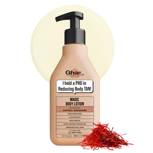 Ghar Soaps Magic Brightening Body Lotion for brighten and smooth skin 200ml - 1