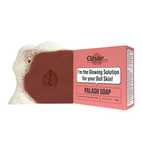 Ghar Soaps Palash Soap for Soft, Smooth, Glowing Skin 100gm - 1