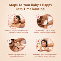 Ghar Soaps Magic Baby Bar | For Glowing Baby skin | With Ubtan + Malai + Kesar | pH 5.5 & dermatalogically tested (75g each) - 17