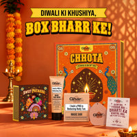 Ghar Soaps Chota Glow Patakha Kit | Diwali Gift Box | Magic Soap, Face Wash, Room Freshener & Chocolates | Festive Gift Set 150gm - 2