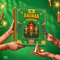 Ghar Soaps Bada Glow Patakha Kit | Diwali Gift Box | Magic Soap, Face Wash, Cream & Body Lotion | With Room Freshener, Chocolates & Seed Greeting Card 200gm - 3