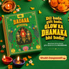 Ghar Soaps Bada Glow Patakha Kit | Diwali Gift Box | Magic Soap, Face Wash, Cream & Body Lotion | With Room Freshener, Chocolates & Seed Greeting Card 200gm - 4