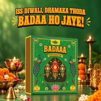 Ghar Soaps Bada Glow Patakha Kit | Diwali Gift Box | Magic Soap, Face Wash, Cream & Body Lotion | With Room Freshener, Chocolates & Seed Greeting Card 200gm - 7