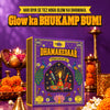 Ghar Soaps Dhamakedaar Glow Patakha Kit | Diwali Gift Box | Magic Soap, Face Wash, Cream, Sunscreen & Magic Oil | With Body Lotion, Room Freshener & Chocolates 250gm - 6