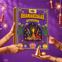 Ghar Soaps Dhamakedaar Glow Patakha Kit | Diwali Gift Box | Magic Soap, Face Wash, Cream, Sunscreen & Magic Oil | With Body Lotion, Room Freshener & Chocolates 250gm - 7
