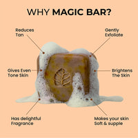 Ghar Soaps Sandalwood & Saffron Magic Bar For Skin Brightening & Glowing Skin (100g x 9 Pack) 900 gm - 4