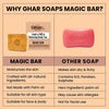 Ghar Soaps Sandalwood & Saffron Magic Bar For Skin Brightening & Glowing Skin (100g x 9 Pack) 900 gm - 7