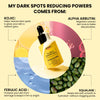 Ghar Soaps kojic acid serum infused with 1% alpha arbutin to reduce pigmentation