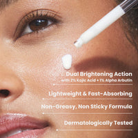 Ghar Soaps kojic acid serum infused with 1% alpha arbutin to reduce pigmentation