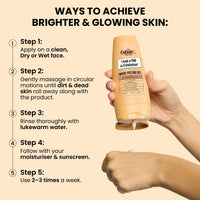 Ghar Soaps Magic Brightening Peeling Gel Natural Dead Skin Remover & Hydrating Exfoliant Scrub