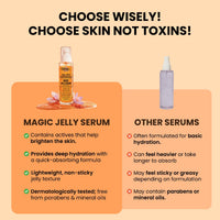 Ghar Soaps Magic Jelly Mist Serum | India First Jelly Mist Face Serum with Saffron, Niacinamide & Astaxanthin