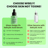 Ghar Soaps Salicylic Acid Serum 2X + Eraser 2X Formula | Acne & Pimple Eliminator | Deep Pore Cleanser & Oil