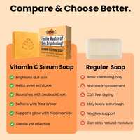 Ghar Soaps Vitamin C Brightening Soap Glow Boosting Bath Bar