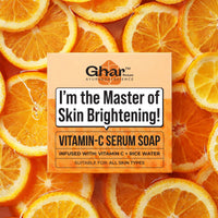 Ghar Soaps Vitamin C Brightening Soap Glow Boosting Bath Bar