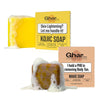 Ghar Soaps Magic Sandalwood & Saffron + Kojic Acid 2% Soap Combo | DeTan, Brightening & Pigmentation Care 100 gm * 2
