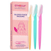 Gynocup Glossy Face Razor for Women Pack of 3