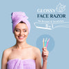 Gynocup Glossy Face Razor for Women Pack of 3