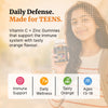 HealthBest Teens Vitamin C with Zinc Gummies for Glowing Skin, Orange Flavour, Supports Immune Health, Energy and Overall Wellness, 30 Gummies for Boys and Girls - 5