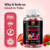 HealthBest Teen Multivitamin Gummies for Boys & Girls (13–19 Years) | Enhances Focus, Energy & Immunity - 30 Strawberry Gummies 30 Gummies - 6