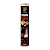 Healthbest Teens Chelated Iron Fizz+ Effervescent Tablets 20 Berry Blast Flavour, No Metallic Taste Gentle on Stomach Vitamin C & Folic Acid 30gm - 1