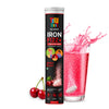 Healthbest Teens Chelated Iron Fizz+ Effervescent Tablets 20 Berry Blast Flavour, No Metallic Taste Gentle on Stomach Vitamin C & Folic Acid 30gm - 2