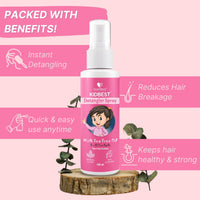HealthBest Detangler Spray for Kids with Tea Tree Oil 100ml