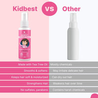 HealthBest Detangler Spray for Kids with Tea Tree Oil 100ml