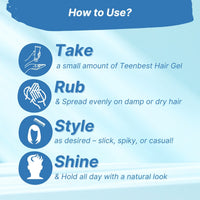 HealthBest Hair Gel For Teens Enriched With Banana Fruit Extract 50 ml