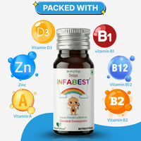 Healthbest Multivitamins Drops With Vitamin D3 And Zinc Kids & Toodlers 30ml