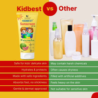 Healthbest Kids Sunscreen SPF 30, PA+++ 100 ml for All Skin Types