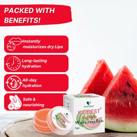 HealthBest Lip Balm for Kids 7gm Pink Watermelon Flavor