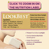 HealthBest LookBest Skin Brightening Soap 75gm (Pack of 3) with Kojic Acid, Glutathione, Arbutin & Vitamin C Gentle Tan Removal, Dark Spot Removal Bar for Face & Body, Anti-Aging All Skin Types for Men & Women
