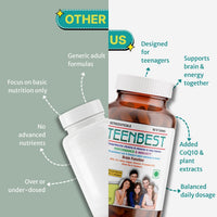 HealthBest Teenbest Multivitamin & Minerals Supplement For Teenagers 60 Tablets