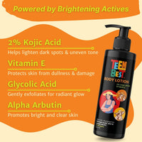 Healthbest Teens Body Lotion with Kojic Acid & Vitamin E - 200ml