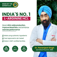 Vlado's Himalayan Organics L-Arginine 1000 mg With Chromium Picolinate Supplement 120 Capsules