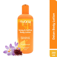 Rivona Naturals Honey & Saffron + 2% Kojic Acid Natural Body Lotion 250ml