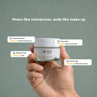 Hues for Him Menâ€™s Color Changing Moisturizer 30g | Hyaluronic Acid & Glycerine | Hydrating Anti-Ageing Face Cream for Men