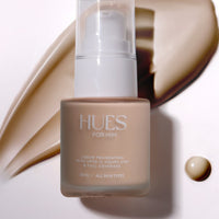 Hues for Him Foundation Fresh Canvas 20ml | Full Coverage Lightweight | Oil Control Hydrating Foundation for Men | Natural Finish