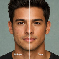 Hues for Him Foundation Golden Bronze 20ml | Full Coverage Lightweight | Oil Control Hydrating Foundation for Men | Natural Finish