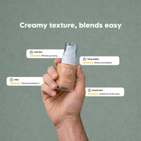 Hues for Him Foundation Golden Bronze 20ml | Full Coverage Lightweight | Oil Control Hydrating Foundation for Men | Natural Finish