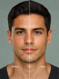 Hues for Him Foundation Natural Glow 20ml | Full Coverage Lightweight | Oil Control Hydrating Foundation for Men | Natural Finish