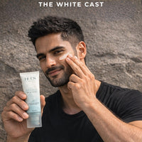 Hues For Him SunSkip Sunscreen SPF 50 PA++++ With Vitamin C, Niacinamide & Hyaluronic Acid for Men