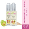 La Pink Ideal Bright Face Serum with White Haldi & Sea Lettuce flakes for Brightened Glass Skin Pack of 2