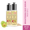 La Pink Ideal Bright Face Serum With White Haldi & Sea Lettuce Flakes for Brightened Glass Skin Pack of 2