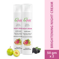 La Pink Ideal Bright Night Cream With White Haldi & Kakadu Plum Pack of 2