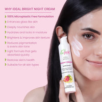 La Pink Ideal Bright Night Cream for All Skin Types 50 gm