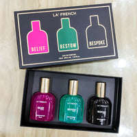La French Belief Bestow & Bespoke Gift Set Perfume for men 3 x 30 ml