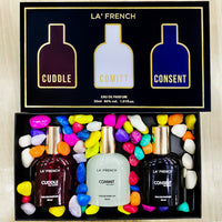 La French Cuddle Comitt & Consent Gift Set Perfume for women 3 x 30 ml