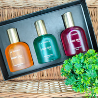 La French Hang Out Look Out & Date Out Gift Set Perfume for men & women 3 x 30 ml